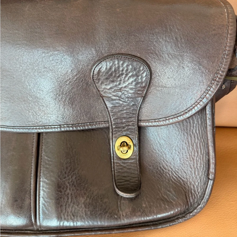 Vintage Coach Leather Messenger Bag